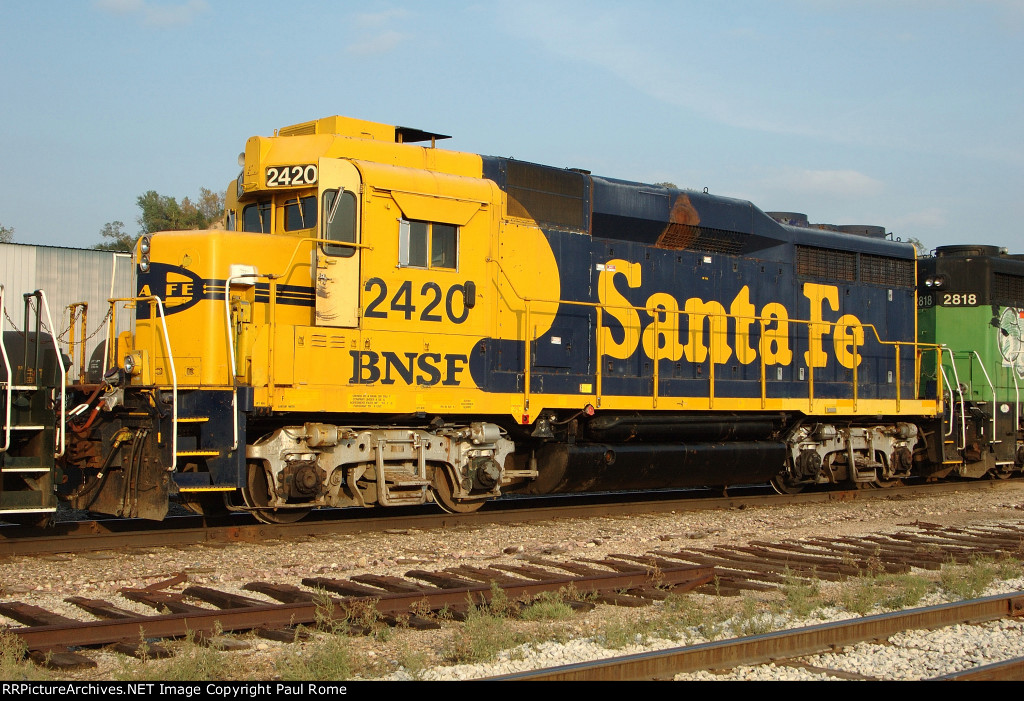 BNSF 2420, at the IAIS yard